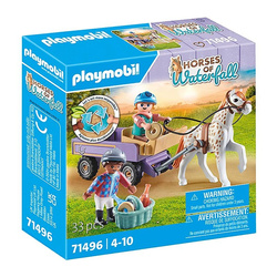 PLAYMOBILE Horse of Waterfall Powóz kucyków 71496