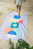 QUUT Dwustronny ręcznik plażowy PlayTowels L (180 x 100cm) Hopscotch