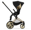 Cybex e-Priam 4.0 Wózek Głęboko-Spacerowy Rama + Tapicerka + Gondola 2w1 Black Wings by Jeremy Scott