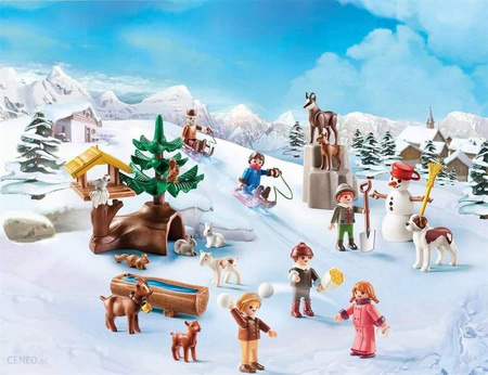 Playmobil Kalendarz Adwentowy "Zimowy Świat Heidi" 70260 