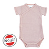 Lodger Body kopertowe niemowlęce krótki rękaw bawełniane jasny róż Ciumbelle Tan r. 56