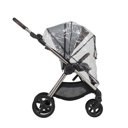 Anex IQ Premium New Transfarmation Wózek Głęboko-Spacerowy Pure + Cybex Aton B2 i-Size Fotelik Samochodowy 0-13kg + Baza One Volcano Black