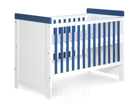 PlusBaby Łóżeczko Classic 120/60 cm River Blue