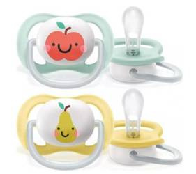 Avent Ultra Air Smoczek Uspokajający  0-6m Air Coll Fruit