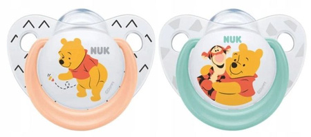 NUK Smoczek uspokajajacy silikonowy 0-6m-cy DISNEY KUBUŚ 2szt/box