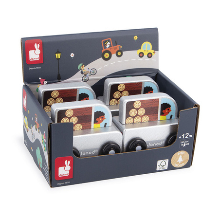 Janod Pojazd Samochód terenowy Pick-up Wieś Cross Roads 12m+