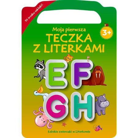 Trefl Łebskie Zwierzaki w Literkowie. Moja Pierwsza Teczka z Literkami. Literki E-H