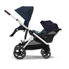 Cybex Gazelle S Wózek Spacerowy Rama Srebrna Ocean Blue