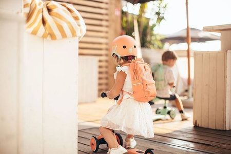 Scootandride Highwaykick 1 Jeździk i Hulajnoga 2w1 1-5 Lat + Scootandride Kask S-M Peach