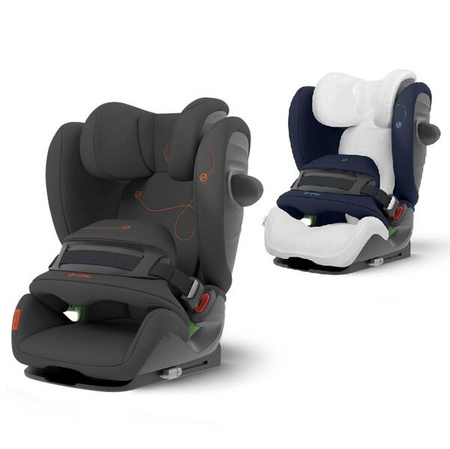 Cybex Pallas G I-Size Fotelik Samochodowy 9-50kg + Tapicerka Letnia Lava Grey 2023
