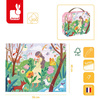 Janod Puzzle w walizce Matka natura 200 elementów 7+ Made in France