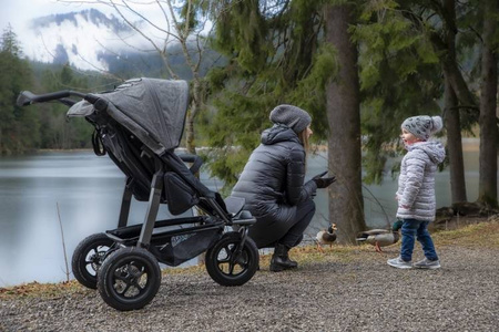 TFK Wózek Spacerowy Mono Sport Koła Komorowe - Antracyt Premium