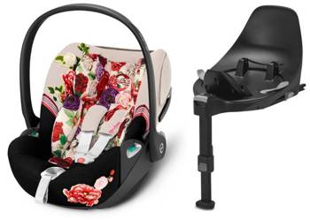 Cybex Cloud Z2 i-Size Fotelik Samochodowy 0-13 kg SpringBlossom Light + Baza Z2 Zestaw