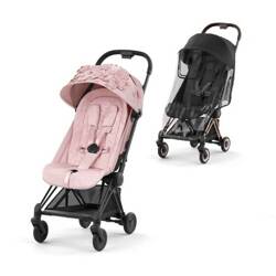 Cybex Coya Wózek Spacerowy + Folia Przeciwdeszczowa Simply Flowers Pale Blush 2023