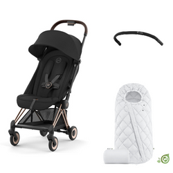 Cybex Coya Wózek Spacerowy + Śpiworek Snogga 2 + Pałąk