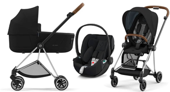 Cybex Mios 3.0 Wózek Głęboko-Spacerowy + Cybex Cloud Z2 I-Size Fotelik Samochodowy 0-13 kg Deep Black