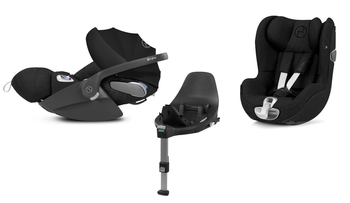 Cybex Zestaw 3w1 Baza Z-fix + Cloud Z + Sirona Z Deep Black Plus