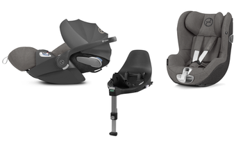 Cybex Zestaw 3w1 Baza Z-fix + Cloud Z + Sirona Z Soho Grey Plus