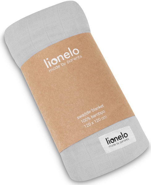 Lionelo Bamboo Swaddle Otulacz Kocyk Dla Dziecka Grey Stone