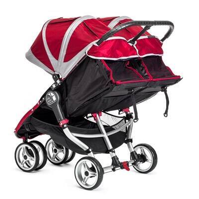 [OUTLET] Baby Jogger Wózek City Mini Double Czerwony