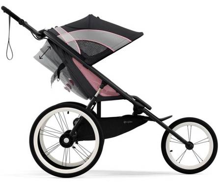 [OUTLET] Cybex Avi Wózek Spacerowy Do Biegania Cybex Sports Powder Pink by Anna Lewandowska