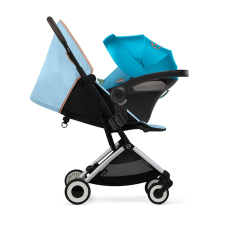 [OUTLET] Cybex Orfeo Wózek Spacerowy Rama Srebrna Beach Blue