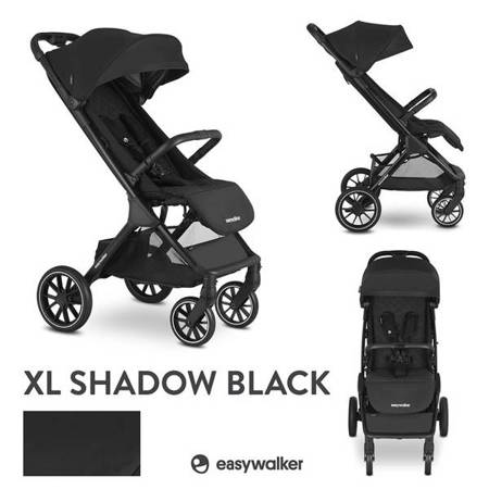 [OUTLET] Easywalker Jackey XL Wózek Spacerowy Shadow Black