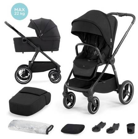 [OUTLET] Kinderkraft Nea Wózek Głęboko-Spacerowy 2w1 Midnight Black