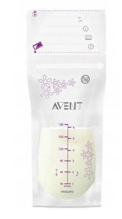 Avent Torebki Do Przechowywania Pokarmu 180ml 25szt. 603/25 