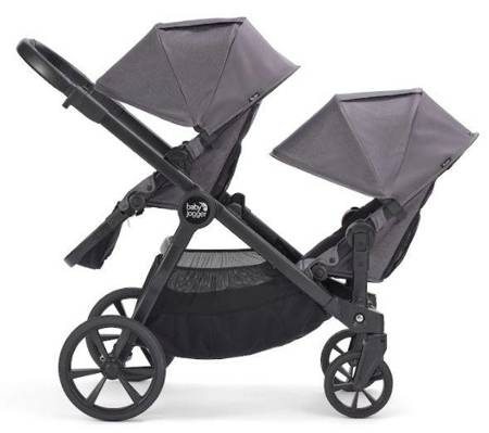 Baby Jogger City Select 2 Spacerowy Wózek Bliźniaczy Basic Radiant Grey