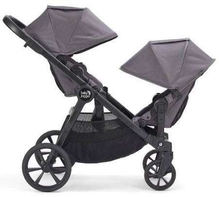 Baby Jogger City Select 2 Spacerowy Wózek Bliźniaczy Basic Radiant Grey