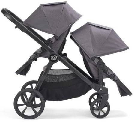 Baby Jogger City Select 2 Spacerowy Wózek Bliźniaczy Basic Radiant Grey