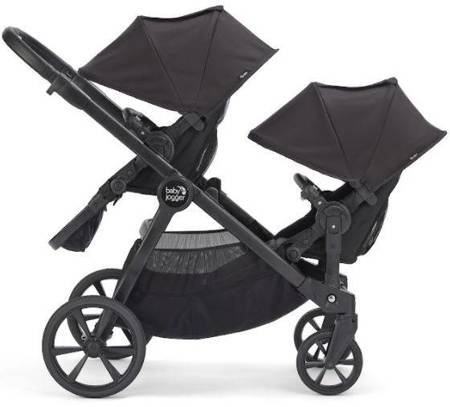 Baby Jogger City Select 2 Spacerowy Wózek Bliźniaczy Tencel Lunar Black