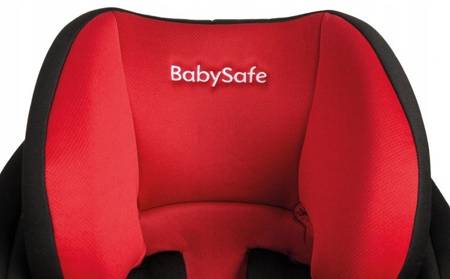 BabySafe Corso Fotelik Samochodowy 9-36kg + Ochraniacz Fotela Samochodowego GRATIS Red Black