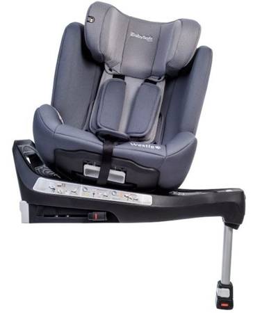 BabySafe Westie Fotelik Samochodowy 0-18 kg + Ochraniacz Fotela Samochodowego GRATIS Purple