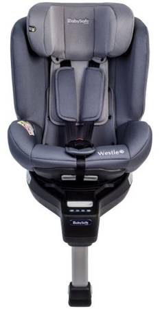 BabySafe Westie Fotelik Samochodowy 0-18 kg + Ochraniacz Fotela Samochodowego GRATIS Purple