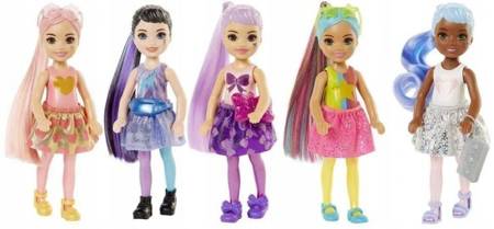 Barbie Color Reveal Brokatowa Chelsea Lalka Ast CDU GWC59