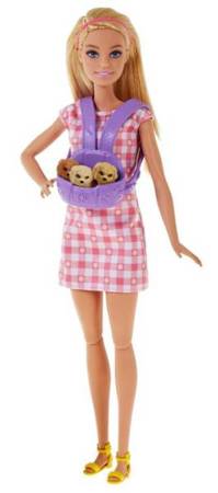 Barbie Narodziny Piesków Zestaw z Lalką HCK75
