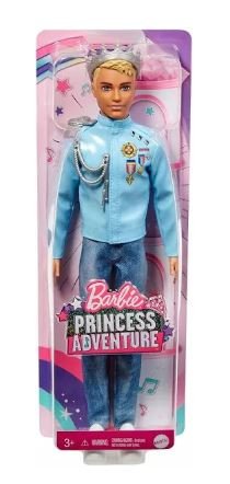 Barbie Przygody Księżniczek Książę Lalka GML67