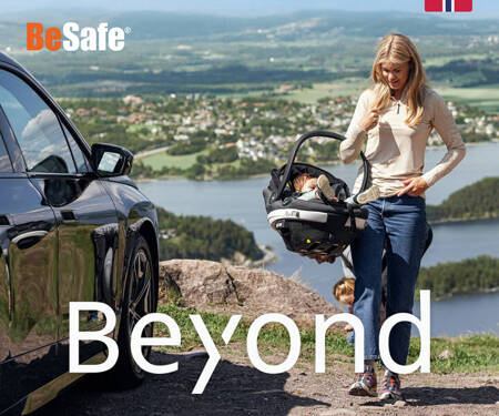 BeSafe Beyond Fotelik Samochodowy 9-22 kg + Baza Antracyt Mesh