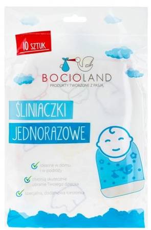 Bocioland Śliniak Jednorazowy 10szt BOC0157