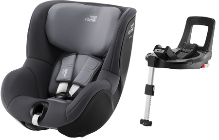 Britax Dualfix 3 I-Size Fotelik Samochodowy 0-18kg + Baza Flex Base 5Z Midnight Grey