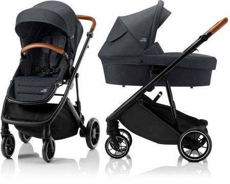 Britax Strider M Wózek Głęboko-Spacerowy 2w1 Black Shadow