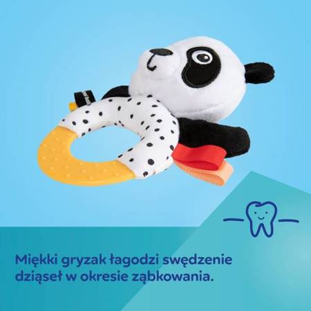 Canpol Babies Sensoryczna Zabawka z Gryzakiem i Grzechotką BabiesBoo 68/086