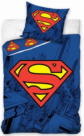 Carbotex Pościel Świecąca W Ciemności Superman 140x200 cm