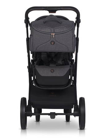 Cavoe Axo Shine Wózek Głęboko-Spacerowy 2w1 + Torba + Adaptery French Grey