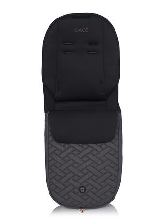 Cavoe Axo Shine Wózek Głęboko-Spacerowy 2w1 + Torba + Adaptery French Grey