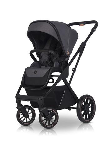 Cavoe Axo Shine Wózek Głęboko-Spacerowy 2w1 + Torba + Adaptery French Grey