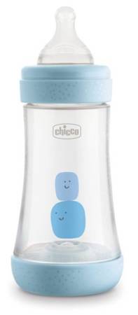 Chicco Perfect 5 Butelka Do Karmienia 240 ml 2m+ Średni Przepływ Neutral