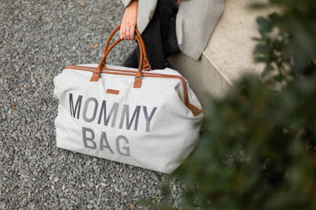 Childhome Torba Mommy bag Kanwas Szara